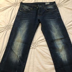 Raw jeans